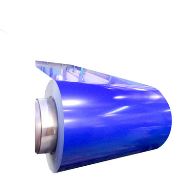 HRB85 prepintó la bobina de acero azul galvanizada del micrón del rollo de acero 8-35