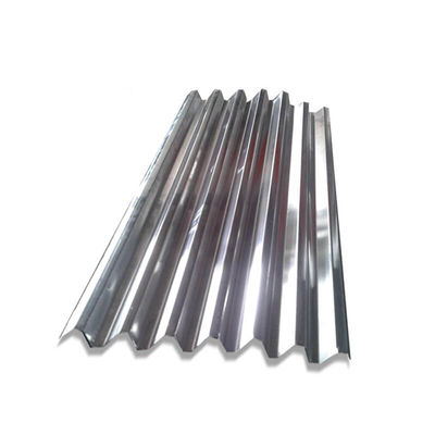 610m m galvanizaron los paneles acanalados del metal del indicador acanalado de la hoja SGCC 18
