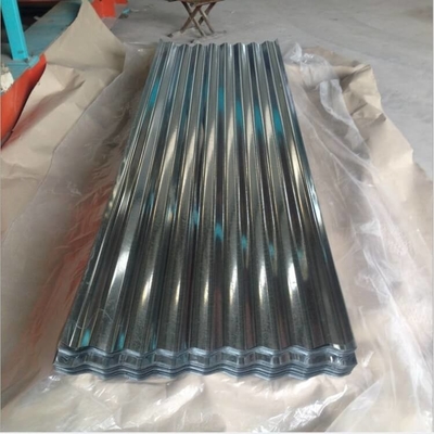 HRB65 galvanizó cubrir la hoja 0.8m m que 16 pies acanalaron el panel de acero del tejado