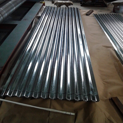 AZ150 galvanizó cubrir la hoja 0.15m m galvanizó la techumbre acanalada del metal