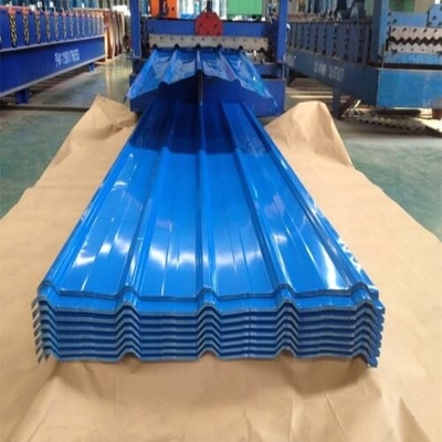 los 0.8m G550 Ral acanalaron la hoja de la techumbre del acero del cinc