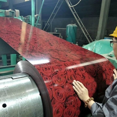 HRB95 prepintó la bobina de acero del Galvalume hoja de la bobina del color de 600 - de 1250m m PPGI