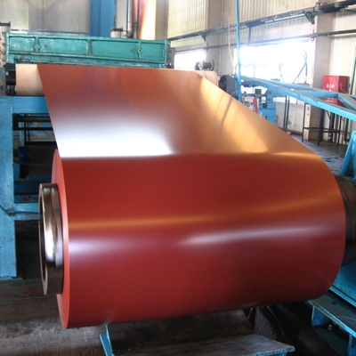 600 - 1250m m PPGL arrollan el color galvanizado de AiSi RAL 9002 cubierto