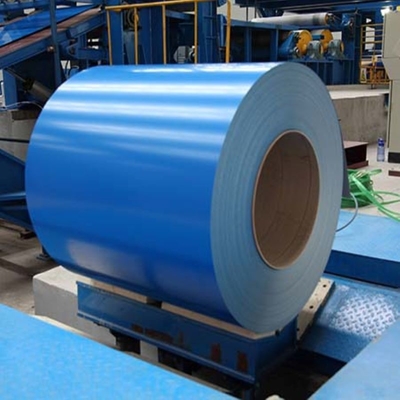bobina de acero galvanizada azul de la inmersión caliente de Mattcolor de la bobina de 0.11-2.5m m PPGI
