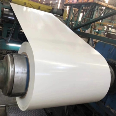 Bobina galvanizada pre pintada blanca de las bobinas RAL 8017 AZ121-Z150 PPGI de 0.4m m