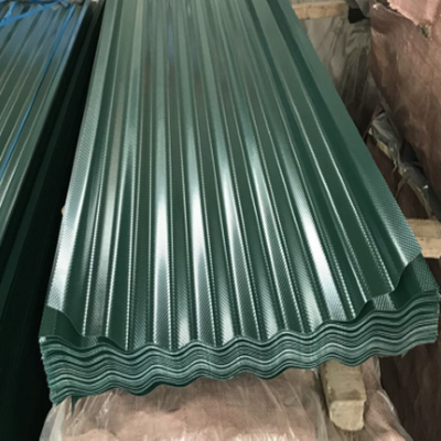 El verde cubierto primero de la hoja 30-600g/M2 del soldado enrollado en el ejército de HRB 85 acanaló cubrir las hojas