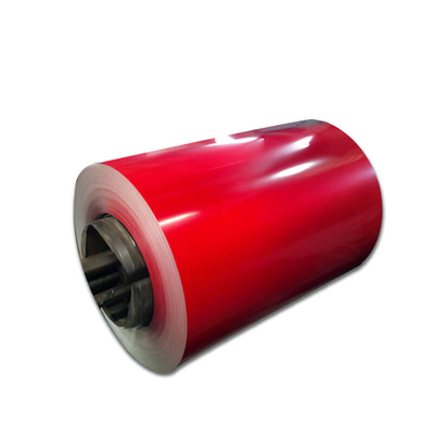 AiSi Ppgi rojo galvanizó la bobina de acero Ppgl del color de acero de la bobina HRB65 RAL a prueba de polvo