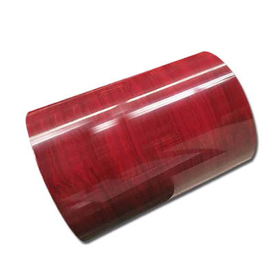 PPGI Ral 9030 prepintó la bobina de acero AZ30 Matt Embossed Prepainted Galvalume Coil