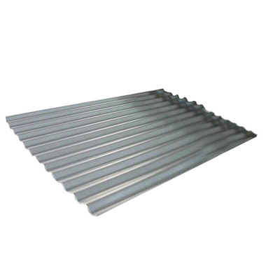 AZ150 galvanizó la hoja acanalada de la techumbre del Galvalume Z30 de la hoja 0.15m m