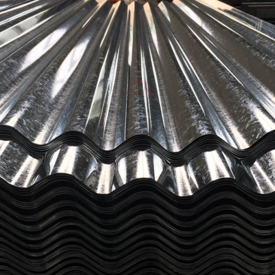 Z43 galvanizó cubrir la hoja ASTMA525 acanaló el panel que cubría de acero galvanizado