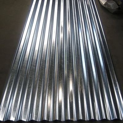 DX51D acanaló el metal de la techumbre cubre las hojas de acero galvanizadas 508m m del tejado