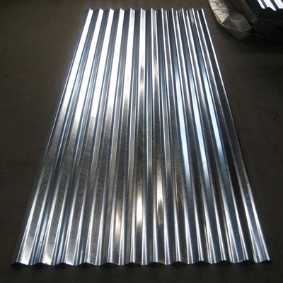 SGCH PPGI galvanizó la techumbre cubre los paneles de acero acanalados del 10ft ISO9001 4x8