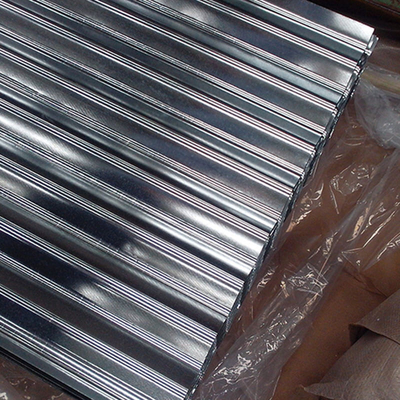 El panel acanalado de acero galvanizado del tejado tan requieren color y el lustre es rico