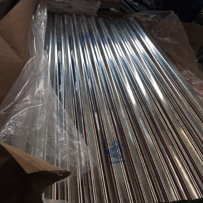 AZ150 galvanizó cubrir la hoja 0.15m m galvanizó la techumbre acanalada del metal