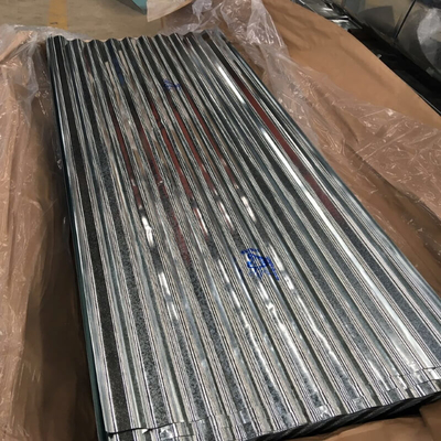 Z30 - 275g/M2 galvanizó la hoja acanalada 0.8m m que 4x8 acanaló la chapa galvanizada