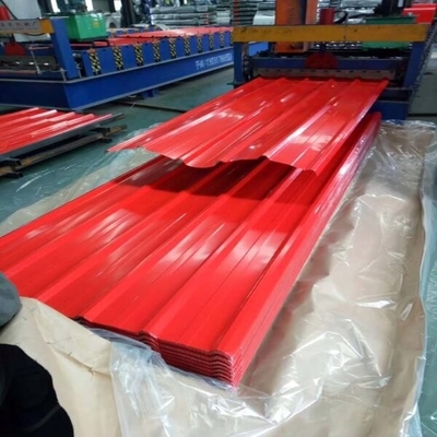 0.125-2.5m m GL acanalaron galvanizado cubriendo las hojas