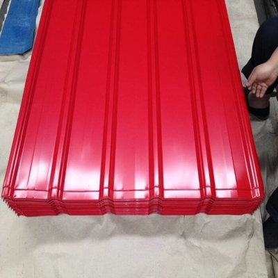 0.125-2.5m m GL acanalaron galvanizado cubriendo las hojas