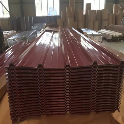DX51D rojos colorean a Tin Sheet revestido que el color de JIS cubrió el Galvalume para la construcción