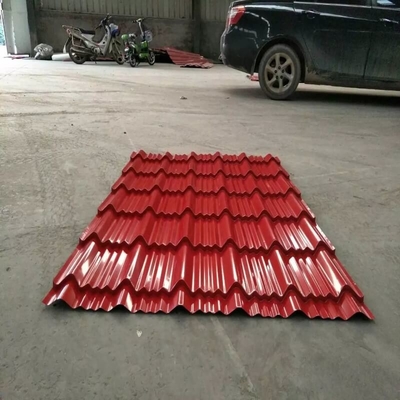 AZ20-AZ160 prepintó cubrir la hoja impermeable de la techumbre de la hoja 0.5m m