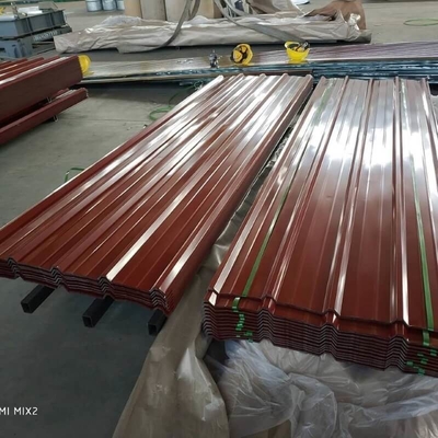 hoja acanalada revestida revestida del color del soldado enrollado en el ejército de la hoja SGCC del color de 750m m que cubre