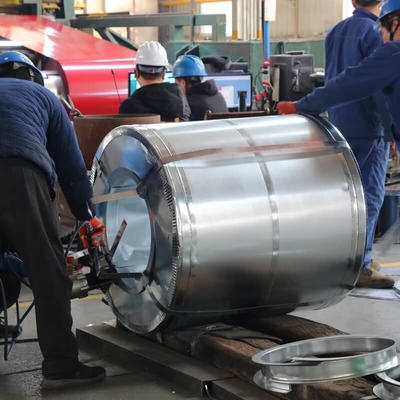 ISO9001 bobina galvanizada de acero Z30 - bobina de acero sumergida caliente 150g/M2