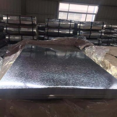 A653 0.12mm-4m m galvanizó la inmersión caliente de acero de la hoja Z140 cubre con cinc el indicador de acero 26