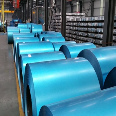 La bobina de acero DX51D SGCC del SOLDADO ENROLLADO EN EL EJÉRCITO azul del color galvanizó JISG3003 en frío