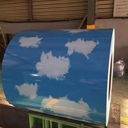 La bobina de acero prepintada 610m m amarilla SGCC prepintó la bobina de acero galvanizada Ppgi