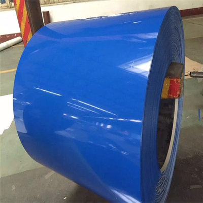 ASTM A792 Dx51d PE que cubría PPGI primero PPGL el Brasil Ral9003 prepintó la bobina de acero del Galvalume con la película