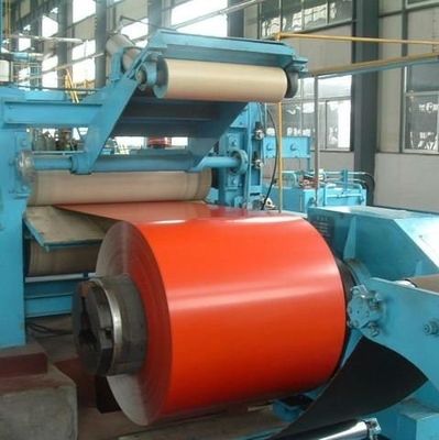 La bobina anaranjada 30-275g/M2 de PPGI prepintó color cubrió el rollo de acero para la techumbre