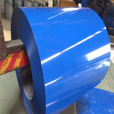 Bobina del color 8-35um PPGI de ASTM RAL acero azul pre pintado de 600 - de 1250m m