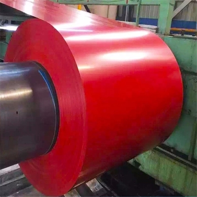 El material de construcción Dx51d en frío Z275 galvanizó el rollo revestido del hierro del metal de la bobina de Ppgi