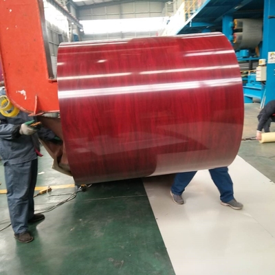 600 - 1250m m PPGL arrollan el color galvanizado de AiSi RAL 9002 cubierto