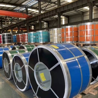 el color de 0.11-2.5m m cubrió el rollo pre pintado de la hoja del Galvalume de Ral 9012 de la bobina de PPGI
